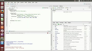 Rstudio Tutorial Part 1: How to write a web application using RStudio