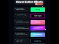 🔥 CSS Hover Button Effects You Must Try! #coding #css #shorts