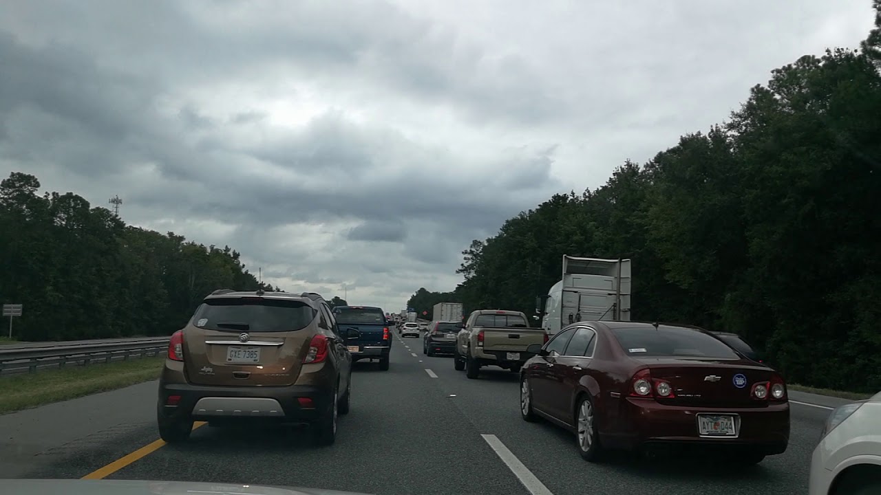 Hurricane Irma - Florida evacuation, traffic jam in Georgia. 95 Intereste.