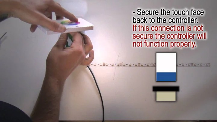 Wall Mount LED Color Wheel Controller for 12-24VDC LED Lights - EcolocityLED.com