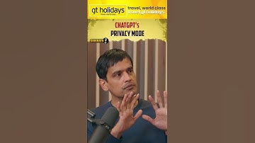 How ChatGPT Handles Your Private Info — Explained Clearly | Srinivas Narayanan | Gobinath #shorts