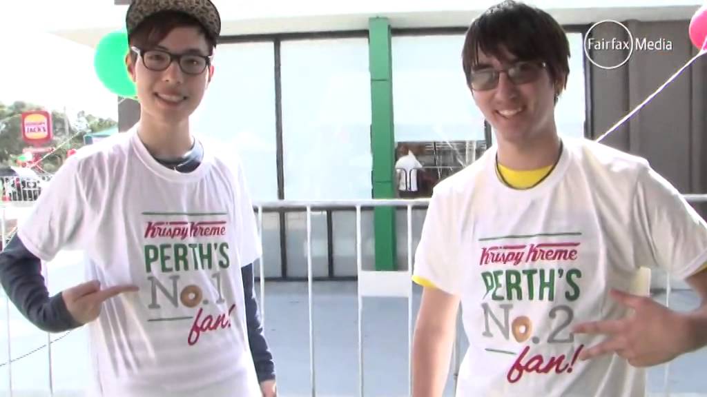 Perth goes crazy for Krispy Kremes
    