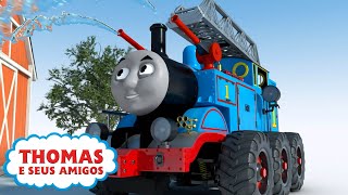 Thomas o Trem de Resgate | Compilação | Desejos mágicos de aniversário do Thomas | Desenho Animados