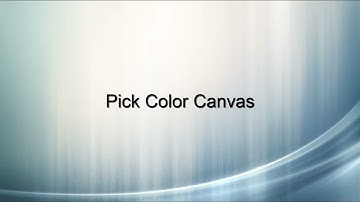 How To Pick Color In Canvas In Stitchmax. (0154)