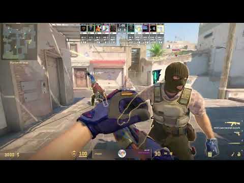 chopper POV against Liquid on Dust2