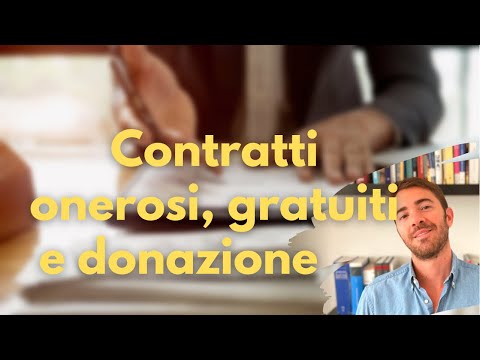 Video: Cosa significa contratto oneroso?