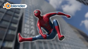 The Amazing Spider-Man Swing 3 Animation In Blender