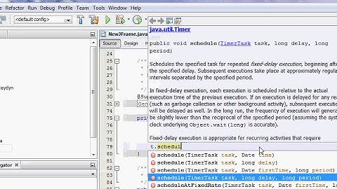 Java Tutorial - Timers and their Tasks - Session 26