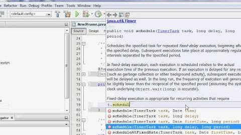 Java Tutorial - Timers and their Tasks - Session 26