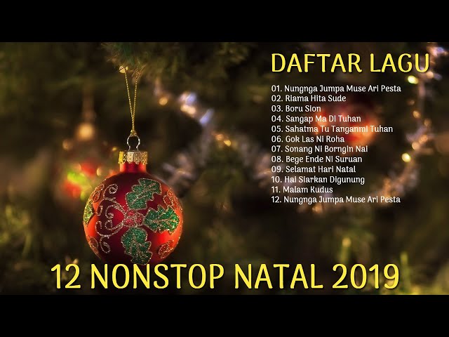 12 Nonstop Natal Batak Manis Ceria Terbaru 2019 class=