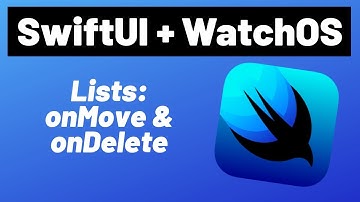 SwiftUI - Lists: Move & Delete Tutorial (2019)