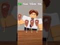 1 Minute vs 1 Hour Fried Meat Challenge with Office Staff Roblox #roblox #challenge
