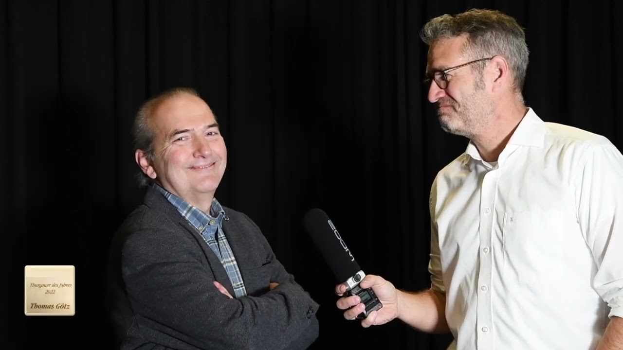 Thurgauer des Jahres 2022 Thomas Götz -  Kreativpause