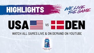 Highlights | USA vs. Denmark | 2023 #IIHFWorlds