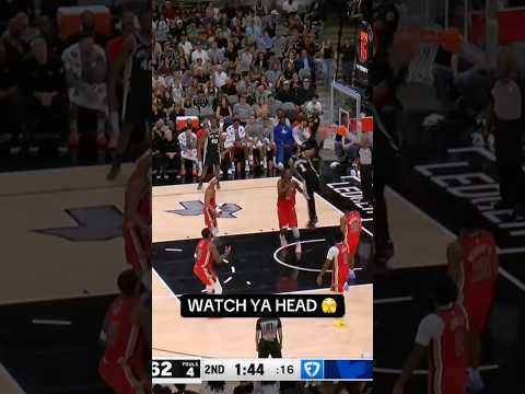 Sheeeeesh Wemby 😵 #nba #spurs #wemby #victorwembanyama 📺 FanDuelSN SW