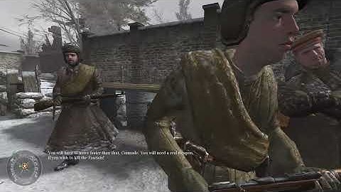 Call of Duty 2 (PC) - 4K60 Walkthrough Mission 1 - Red Army Training