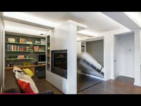 Video: Sliding Wall Maximizing Space en Nueva York Micro-Home: The Five to One Apartment