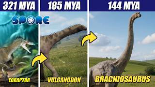 How Brachiosaurus Might Have Evolved, Simulated in SPORE