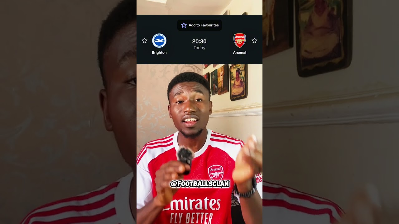 ARSENAL BATTLE BRIGHTON IN ANOTHER MUST WIN MATCH FOR THE TITLE RACE