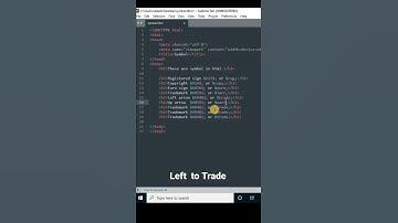 Html symbol #html #css #symbol