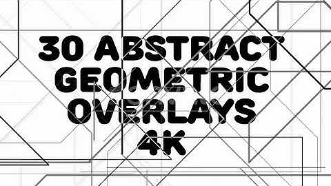 4k Abstract Geometric Overlays Pack | Motion Graphics - Envato elements
