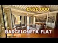 Gorgeous 2bedroom apartment with an elevator in barceloneta  barcelona apartment tour