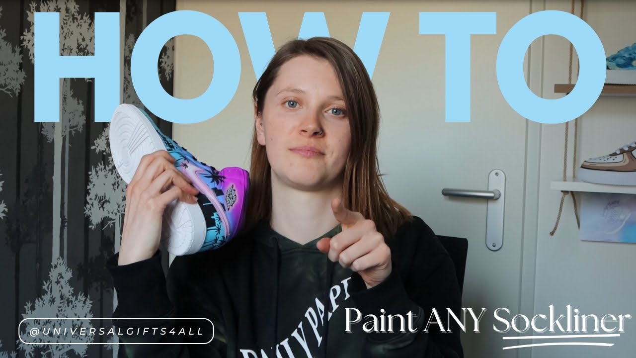 Here's How to Paint the Fabric Sockliner of ANY Sneaker! | Step-by-Step Tutorial + Bonus Tip!