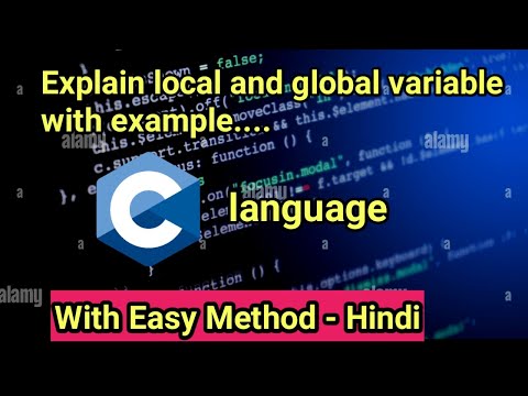 local and global variable in c programming | scope of variables | local vs global variable