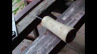 Homemade Tool For Removing R Or Hair Pin Clips On Bolens Attachment Pins