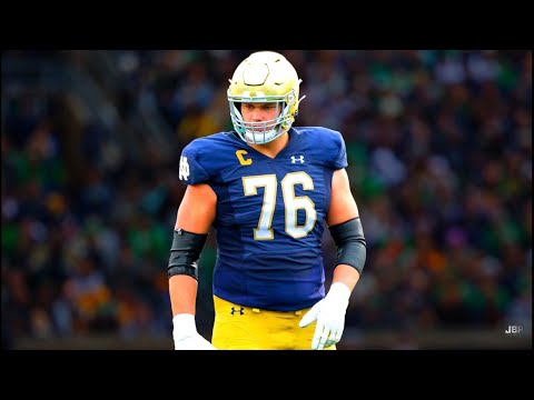 Best OL in College Football 🍀 || Notre Dame OL Joe Alt Highlights ᴴᴰ
