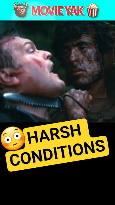 Rambo First Blood conditions were TERRIBLE. #behindthescenes #movie #shorts