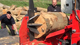 Biggest Ever Wood Cutting Log Splitter Equipment Working, Fastest Firewood Processing Machines by KrossUSA 8,315 views 1 month ago 11 minutes, 40 seconds