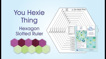 June Tailor You Hexie Thing Hexagon Ruler