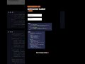 CSS Input Field Text Animation  #codewith_muhilan #css #coding