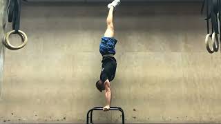 Handstand on parallettes: Gymnastics Programming