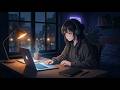 LoFi Music for Work from Home | Rainy Midnight Desk Beats for Deep Focus &amp; Calm Productivity