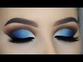 Blue Glam Cut Crease Tutorial