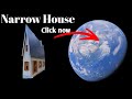 Narrow house  on google maps and google earth  earth maps worldyguy2m