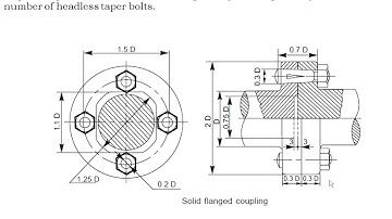 GTU INDUSTRIAL DRAFTING B E 3 rd SEM MECHATRONICS RIGID AND FLEXIBLE COUPLING