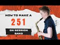 How to Create a 2-5-1 Backing Track in SessionBand 🎷 Saxophone Tutorial
