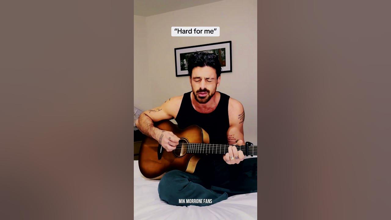 Michele Morrone singing "Hard For Me" YouTube