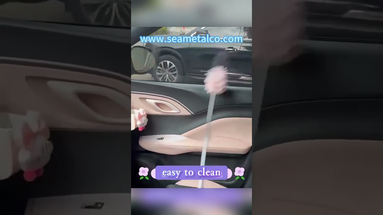 Extendable Handle Feather Duster Telescopic Dust Car Brush Cobweb Brush Catcher Mites Gap Dust