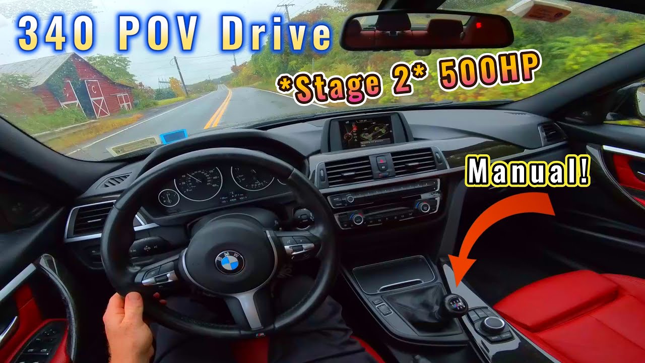Stage 2 BMW 340I POV Drive | 500HP Manual Transmission B58 MONSTER!