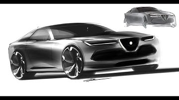 Car design rendering with Vizcom AI #Car #design #rendering #test #vizcom #ai #tools #AI #sketch #2d