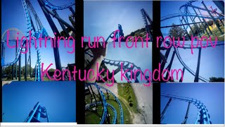 lightning run front row pov kentucky kingdom