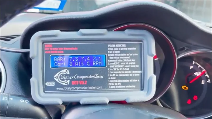Mazda RX-8 RCT-V5.2 Compression tester