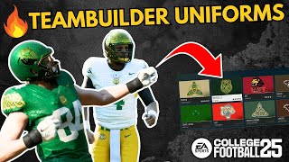 REACTING TO TEAMBUILDER UNIFORMS IN COLLEGE FOOTBALL 25