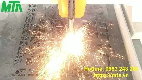 Lắp đặt máy cắt Plasma CNC MTA - King Cut cắt hoa văn tại Nam Định