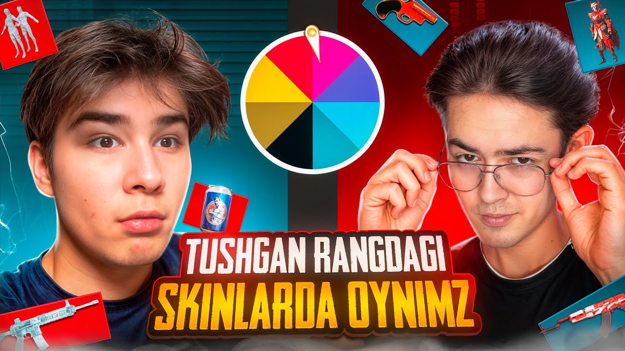 RULETKADAN🔥QAYSI RANG TUSHSA SHU RANGDAGI PUBG MOBILE NARSALARIDA O'YMAYMIZ😈