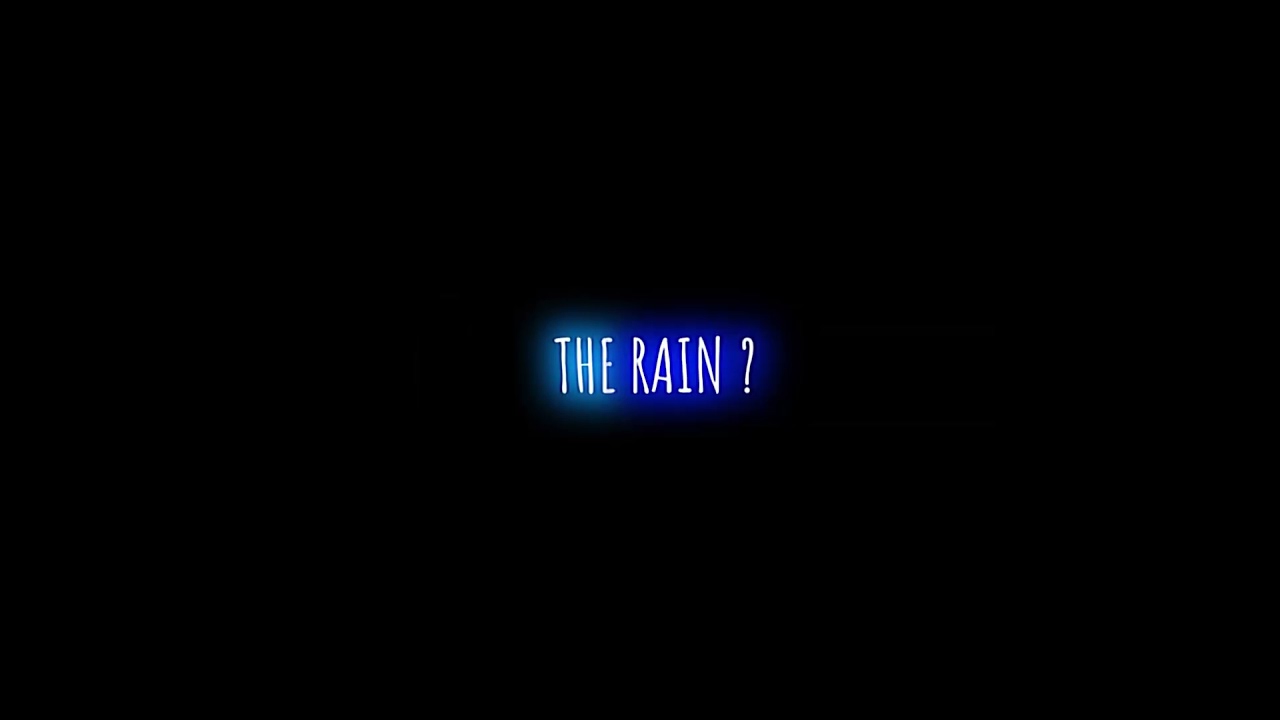 THE RAIN TEXTOVERLAY|| 